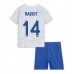 Billige Frankrike Adrien Rabiot #14 Bortetrøye Barn VM 2022 Kortermet (+ korte bukser)